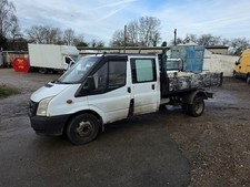 ford transit crewcab tipper read description