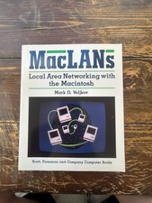 MacLANs Local Area Networking with the Macintosh Veljkov 1988 Softcover Book