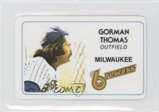 1981 Perma-Graphics/Topps Credit Cards Gorman Thomas #125-029