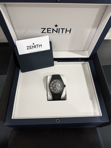 Zenith defy Classic Skeleton Black Ceramic 2022 Ref. 49.9000.670/77R782