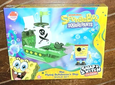Spongebob Squarepants 114pc Snap & Switch: THE FLYING DUTCHMAN'S SHIP Build Set