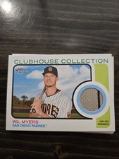2022 Topps Heritage High Number - Clubhouse Collection Relics Wil Myers #CCR-WMY