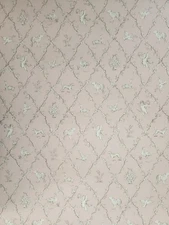 Leafy Trellis Pink Toile Wallpaper - Toiles de Joy - Wallquest - TL61101