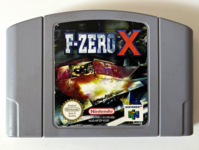 Nintendo F-Zero X (Nintendo 64, PAL/EUR) NUS-NFZP-EUR Spielmodul, ungetestet 