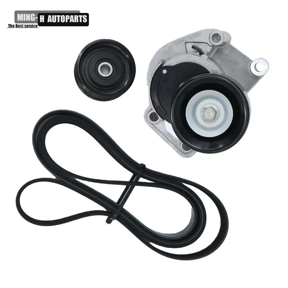 Serpentine Belt Drive Component Kit For Toyota Lexus 4Runner Sequoia GS430 LS430 - Image 3 of 4