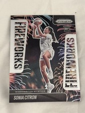 2025 Panini Prizm WNBA Sonia Citron #15 Fireworks Rookie RC Mystics