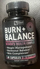Weight Loss Support for Women Burn & Daily Balance Vitamins Iron, Vitamin D, B12