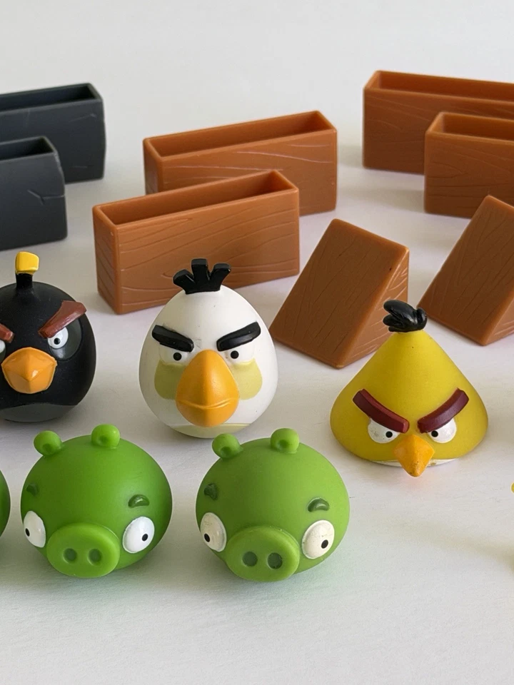Lote de piezas de repuesto figuras cerdos pájaros bloques Mega Fling Angry Birds Foto 3 de 4