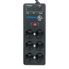 Furman SS-6B-PRO 6-Outlet Surge Protector Power Block with EVS, 15A black