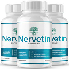 Nervetin Neuropathy Supplements, Official Nervetin Advanced Nerve 3 Pack 