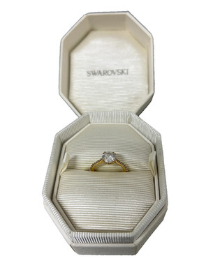 Ring Damen Swarovski; Gold; Neu