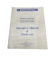 Sweepster S32/D32 & S30 Series Hydraulic Sweeper Operators & Parts Manual *SALE*