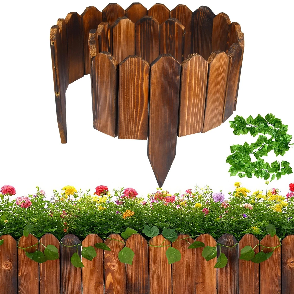 5X Bordes De Césped Valla De Macizo De Flores Borde De Césped Gótico