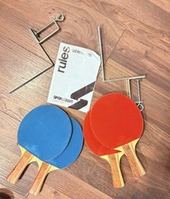 Vintage Ping Pong Paddles Set of Four Table Tennis Bats
