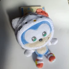 SONIC the hedgehog 6"plush sanrio hello kitty collaboration SEGA store Exclusive