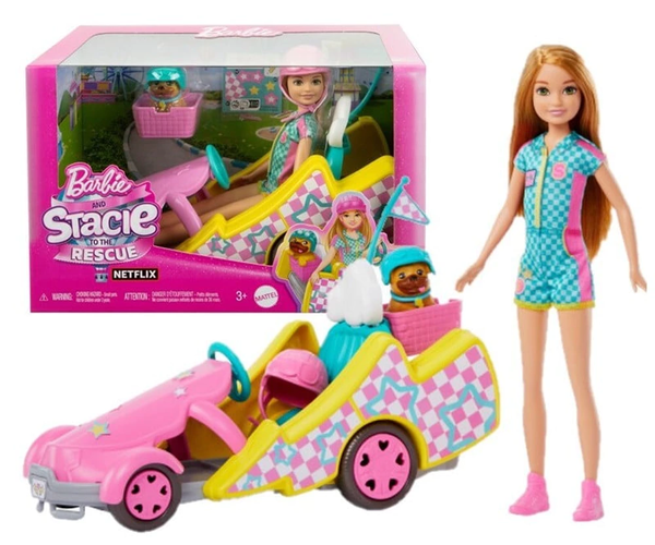 Mattel HRM08 Barbie And Stacie Mit Go-Kart Eine Schwester FüR Alle FäLle-image