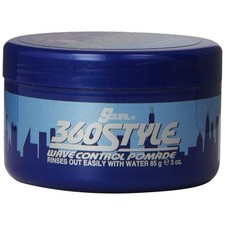 Lusters S-Curl 360 Wave Control Pomade 3 Ounce 88ml 2 Pack