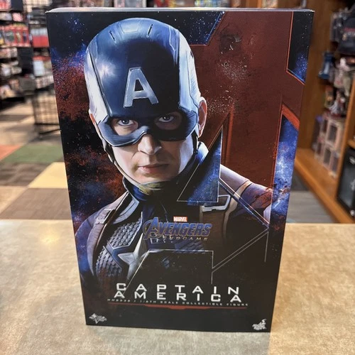 Hot Toys Avengers: Endgame Captain America 1/6th Scale Figure OPENED