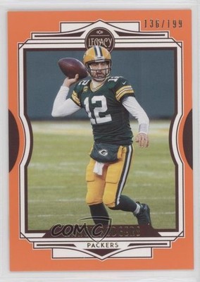 2021 Panini Legacy Orange 136/199 Aaron Rodgers #63 0zd1