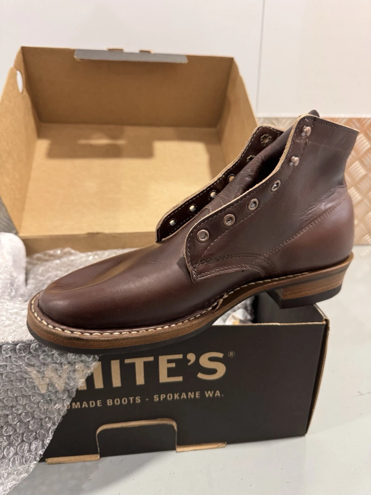 White's Boots 2332-W Semi-Dress Western Brown Chromexcel Size US 10.5 D New 4