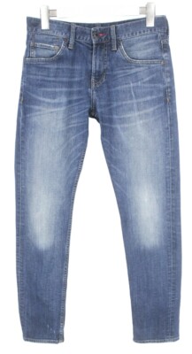 Tommy Hilfiger Bleecker Stretch Denim Mens Jeans W30/L32 Distressed Tapered