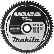 Image of Makita MAKBLADE Plus Wood Cutting Saw Blade 255mm 60T 30mm