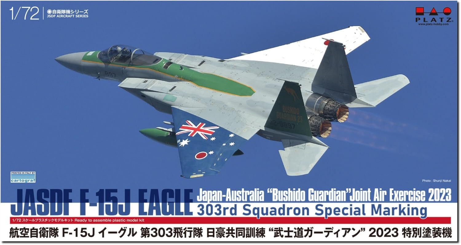 PLATZ 172 JASDF F-15J EAGLE Япония-Австралия Bushido Guardian 303-й кв Комплект AC-84 14890₽