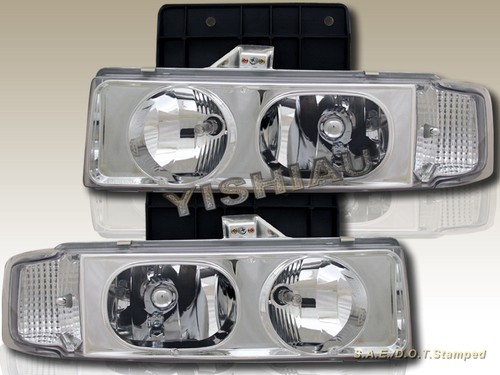 FAROS DE FURGONETA CHEVY ASTRO 1995-2005 + LUCES DE SEÑAL DE PARACHOQUES LUCES TRASERAS LED 6 PIEZAS - Imagen 2 de 7