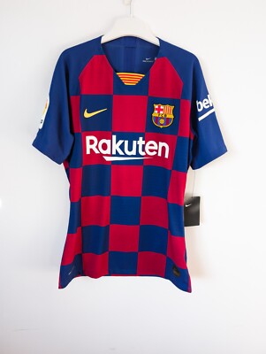 BARCELONA 2019-20 Home Player Issue Jersey Shirt AO4673-457 M
