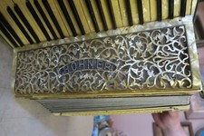 Old 1931 Hohner Accordion Piano Germany  85280  Case Mother Of Pearl Art Deco