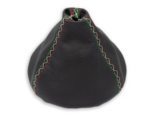 SCHALTMANSCHETTE FUR FIAT 500 SCHALTSACK NATURLEDER NAHT Italien TRICOLORE