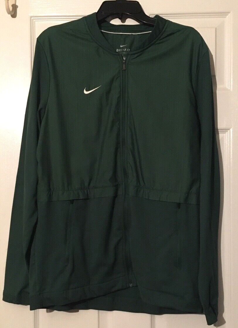 SACAI X NIKE Giacca uomo Nike Dri Fit full zip ibrida verde grande allenamento corsa