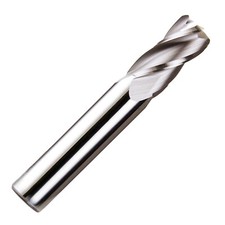 3/32" Diameter 4 Flute Carbide End Mill With .010" Radius, .375" LOC, 1-1/2" OAL