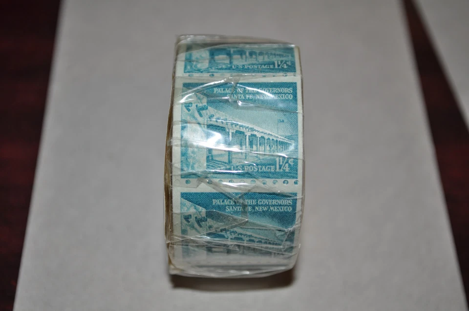  UNOPENED Full Coil of 500 1 1/4c Scott #1054A Palace of the Governors - Image 2 of 3