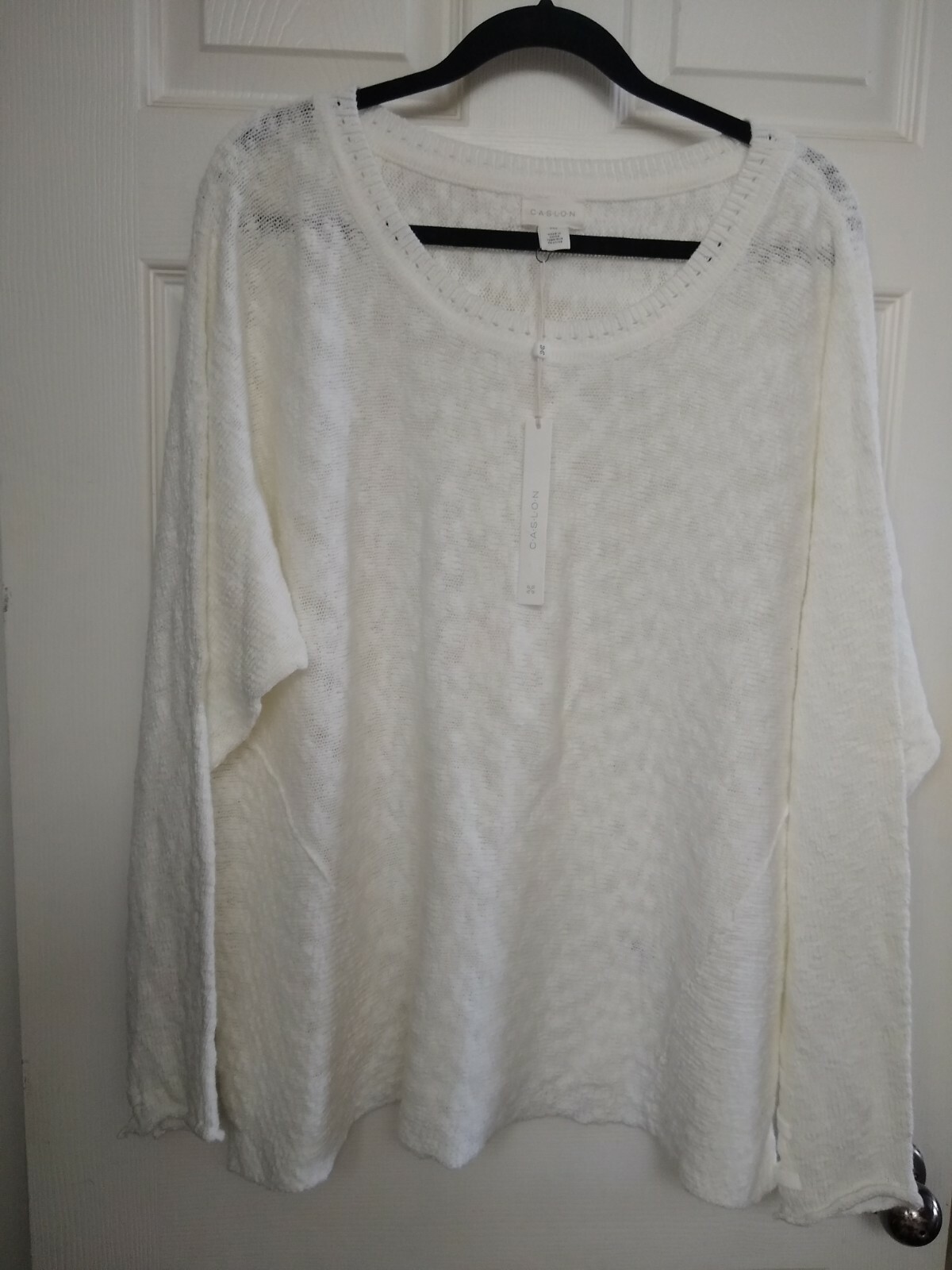 Sweater by Caslon Long Sleeve Super Soft Sweater NWT  Cotton 100% Size XXL-image