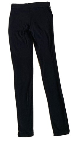 Puma Womens Black Athletic Pants Stripe Each Leg Elastic Waist Pkt Logo Size XS - Picture 3 of 8