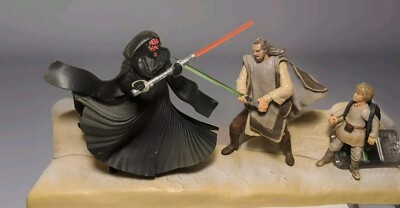 STAR WARS EPISODE 1 CINEMA SCENES TATOOINE SHOWDOWN 1999 KOMPLETT IGC