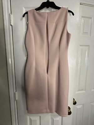 calvin klein blush pink dress Cotton Contour Rib Monogram Mini Dress