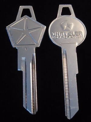 1966 MOPAR Pentastar Blank SET fits all MOPAR Dodge Plymouth Chrysler OEM NOS