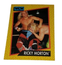 1991 WCW #100 Ricky Morton Yellow Border Impel Wrestling Trading Card WWE #