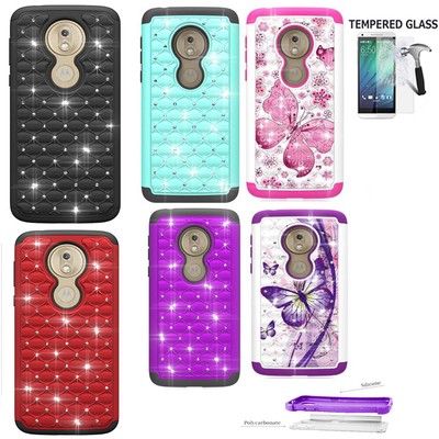For Moto G7 Play Case / G7 Optimo Case XT1952DL shock absorbing Crystal Cover 