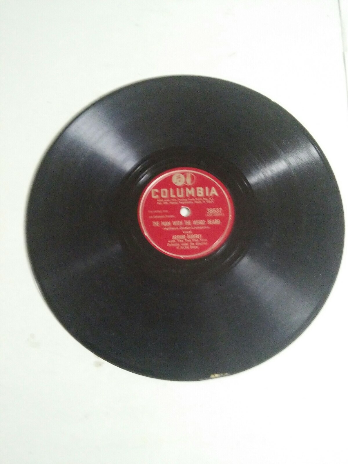 Arthur Godfrey Columbia 78RPM Man With The Weird Beard Heap Big Smoke