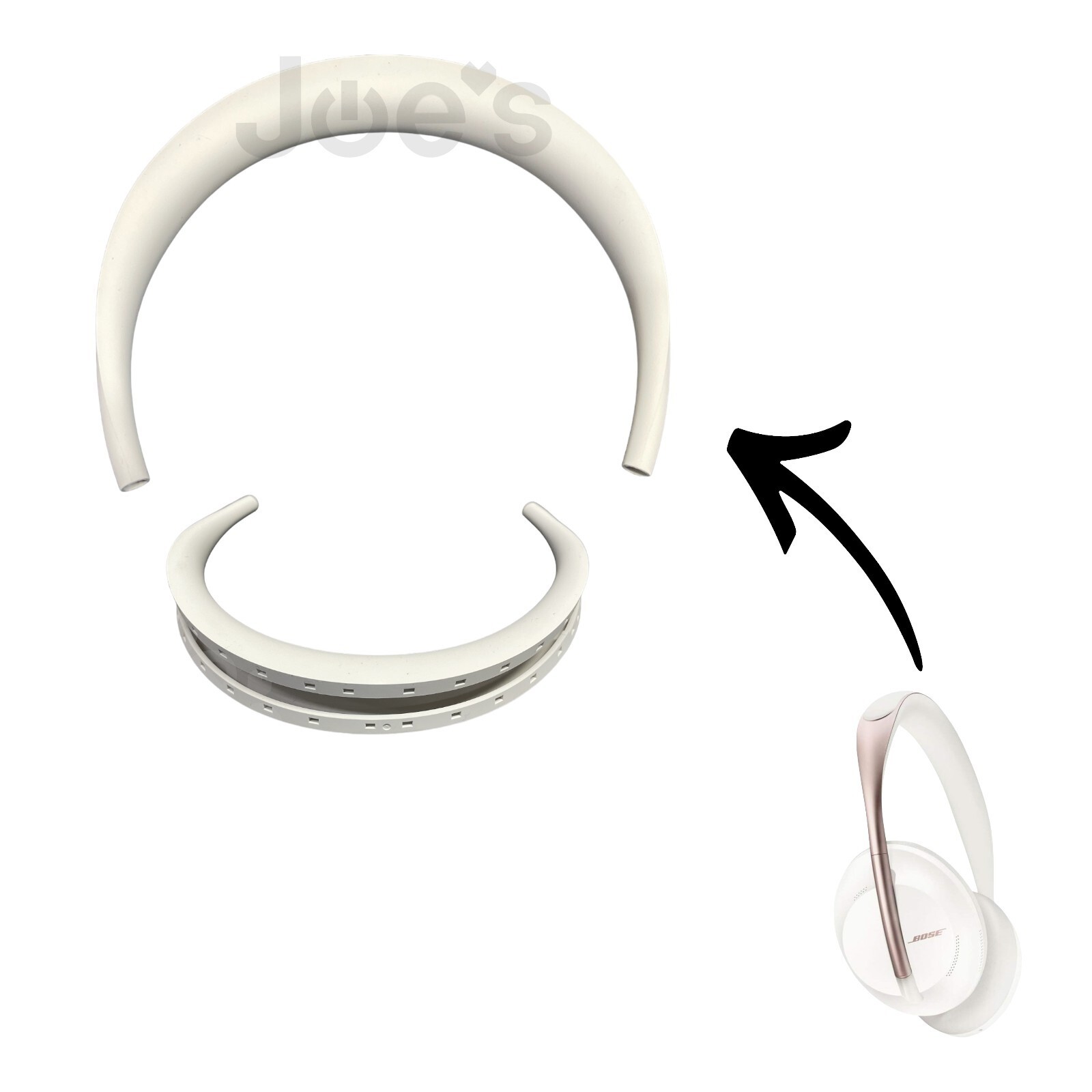 Genuine Bose NC700 White Headband Rubber Cushion Replacement Part OEM-image