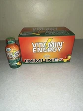 12 Pack-Vitamin Energy IMMUNE+ ENEGY Drink Shots, 7+ Hours MANGO 1.93oz