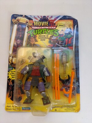 Action Figure-TMNT Samurai Don Asst No. 5470 No 5473 (Playmates,1992) COC