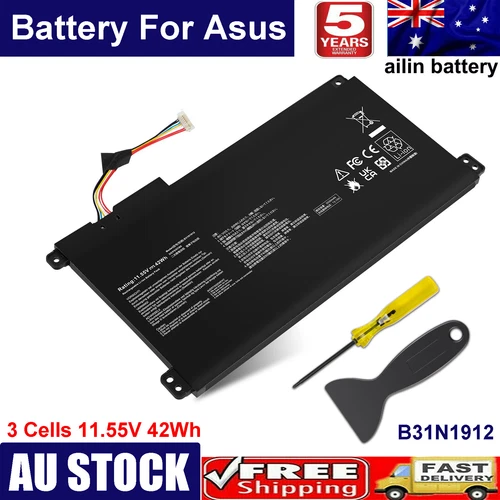 Replacement B31N1912 C31N1912 Battery for VivoBook 14 E410MA L410MA L510MA AU - Picture 1 of 13