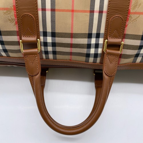 Authentic Burberry Nova Check Shadow Horse Boston Bag NS020346 - Picture 10 of 18