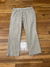 Polo Ralph Lauren Mens Chino Pants Size 36x30 Beige 100 Cotton Twill Preppy