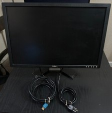 Dell E228WFPc 22" Widescreen LCD Monitor Black Tilt 1680x1050 VGA DVI w/Stand 