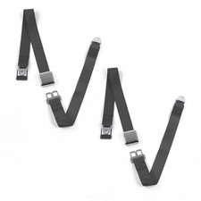 Chevy Nova 1968 - 1974 Airplane 2pt Charcoal Lap Bench Seat Belt Kit - 3 Belts Chevy Nova 1968 - 1974 Airplane 2pt Charcoal Lap Bench Seat Belt Kit - 3 Belts